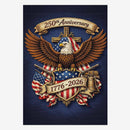 America 250 House Flag Patriotic Eagle Liberty Bell Cross 1776-2026 Anniversary