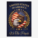 We The People Christian House Flag – United States 1776–2026 Patriotic Decor