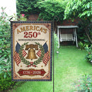America’s 250th Semiquincentennial Garden Flag 1776–2026 Liberty Bell Decor