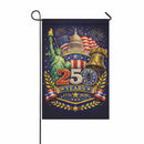 America 250 Garden Flag Statue of Liberty Liberty Bell Patriotic USA Flag Decor