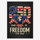 America 250 Patriotic Eagle House Flag 1776-2026 Freedom USA Flag