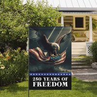 250 Years of Freedom Garden Flag – America 250 Patriotic Bald Eagle Flag