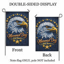 Patriotic Memorial Day Garden Flag American Eagle USA Decor
