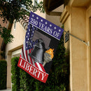 250 Years of Liberty Garden Flag – America 250 Liberty Bell Flag 1776–2026