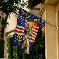 We The People 250 Years House Flag Patriotic USA 1776-2026 Decor
