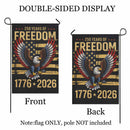 America 250 Patriotic Eagle Garden Flag 1776-2026 Freedom Decor
