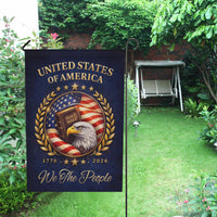 Christian America 250 Garden Flag – We The People 1776–2026 Patriotic Decor