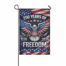 America 250 Garden Flag – 250 Years of Freedom 1776–2026 Patriotic Eagle