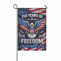 America 250 Garden Flag – 250 Years of Freedom 1776–2026 Patriotic Eagle