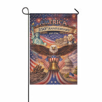 America 250th Anniversary Garden Flag 1776–2026 Patriotic Eagle Decor
