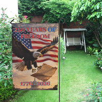 America 250 Garden Flag – 250 Years of Freedom 1776–2026 Declaration Theme
