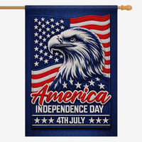 American Eagle House Flag Patriotic USA Independence Day July 4 Decor