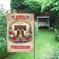 America 250 Garden Flag – Independence Day 1776–2026 Liberty Bell Freedom