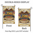 America 250 Garden Flag United States of America Patriotic Eagle 1776-2026 USA Flag
