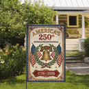 America’s 250th Semiquincentennial Garden Flag 1776–2026 Liberty Bell Decor