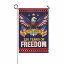 1776-2026 America 250 Garden Flag Patriotic Eagle USA Flag 250 Years Freedom