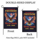 America 250 Garden Flag We The People Patriotic Eagle 250 Years of Freedom 1776-2026