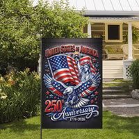 USA 250th Anniversary Patriotic Garden Flag Eagle Liberty American Flag