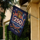 America 250 House Flag Patriotic Liberty Bell 1776-2026 250 Years of Freedom Outdoor Flag