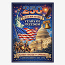 America 250 House Flag – 250 Years of Freedom Patriotic Celebration 1776–2026