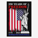 US 250th Anniversary House Flag – 250 Years of Freedom Liberty Flag 1776–2026