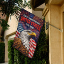 USA 250 Garden Flag Patriotic Eagle Independence Fireworks 1776-2026 Decor