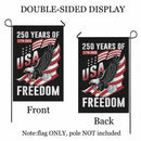USA 250 Years of Freedom Garden Flag – 1776–2026 Patriotic Decor