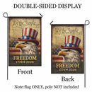 We The People 1776–2026 Garden Flag Patriotic Eagle Freedom Decor