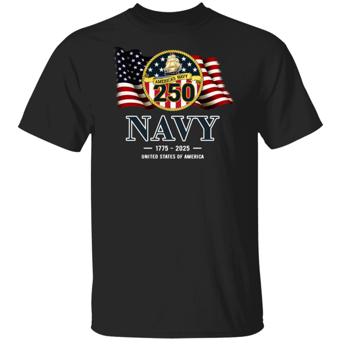 US Navy 250 United States Of America Classic T-Shirt