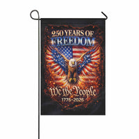 250 Years of Freedom Garden Flag 1776–2026 We The People Patriotic Decor
