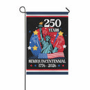 America 250 Garden Flag – Semiquincentennial 250 Years Statue of Liberty 1776–2026
