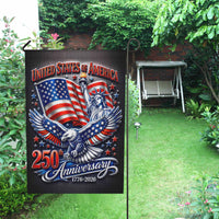 USA 250th Anniversary Patriotic Garden Flag Eagle Liberty American Flag