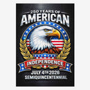 America 250 Garden Flag Patriotic Eagle Independence July 4th 2026 USA Decor