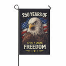 250 Years of Freedom Garden Flag – 1776–2026 Patriotic Eagle Decor