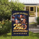 American Pride 250th Anniversary Garden Flag – Patriotic Eagle 1776–2026 USA Yard Decor
