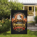 America 250 Patriotic Eagle Garden Flag 1776-2026 Independence Decor