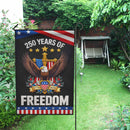 America 250 Garden Flag 250 Years of Freedom Patriotic Eagle Cross 1776-2026 Decor