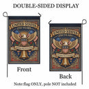 America 250 Patriotic Eagle Liberty Bell Garden Flag Decor