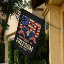 America 250 Patriotic Eagle House Flag 1776-2026 Freedom USA Flag