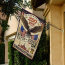 America 250 Patriotic House Flag Eagle 1776-2026 USA Independence Flag