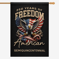 America 250 Patriotic Eagle House Flag 250 Years Freedom Decor