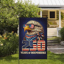 America 250 Garden Flag 250 Years of Independence Patriotic Eagle 1776-2026 Decor