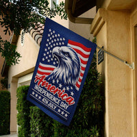 American Eagle House Flag Patriotic USA Independence Day July 4 Decor