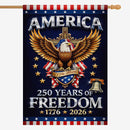 America 250 House Flag – 250 Years of Freedom 1776–2026 US Anniversary