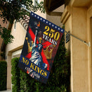No Kings 250 Years Garden Flag Patriotic Statue of Liberty USA 1776-2026 Independence Decor
