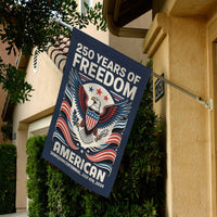 American 250 Years of Freedom Garden Flag July 4th 2026 Patriotic Decor