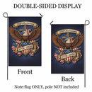 America 250 Garden Flag Patriotic Eagle Liberty Bell Cross 1776-2026 Anniversary