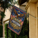 America 250 Patriotic Eagle House Flag 1776-2026 Independence Decor