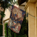 250 Years Faith and Freedom Garden Flag Patriotic Cross Eagle USA Decor