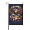 America 250 Garden Flag Patriotic Eagle Liberty Bell Cross 1776-2026 Anniversary